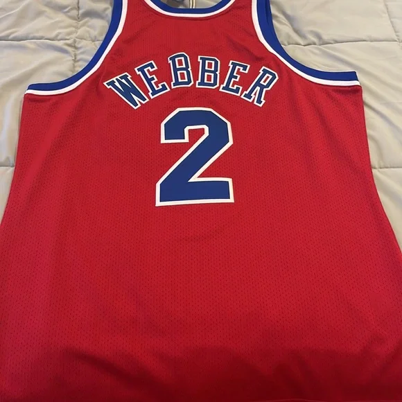 Mitchell & Ness Washington Bullets Chris Webber jersey…sz XL! - Picture 5 of 6